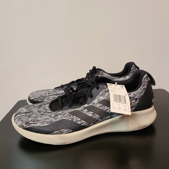 adidas | Shoes | Nwt Adidas Purebounce Street M Black Grey Running Shoes  Sneakers Mens 15 | Poshmark